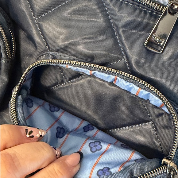 Lug Zipliner convertible shoulder bookbag Crossbody Bag Indigo - Picture 6 of 13